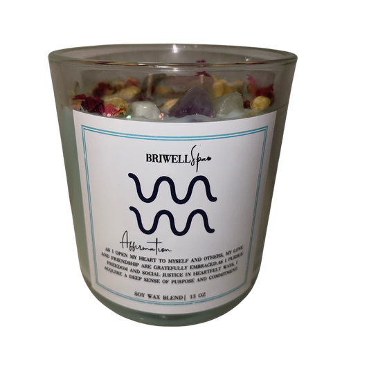 Aquarius Candle